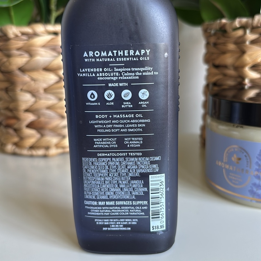 Aromatherapy Lavender & Vanilla Body Set Bath & Body Works - Picture 2 of 8